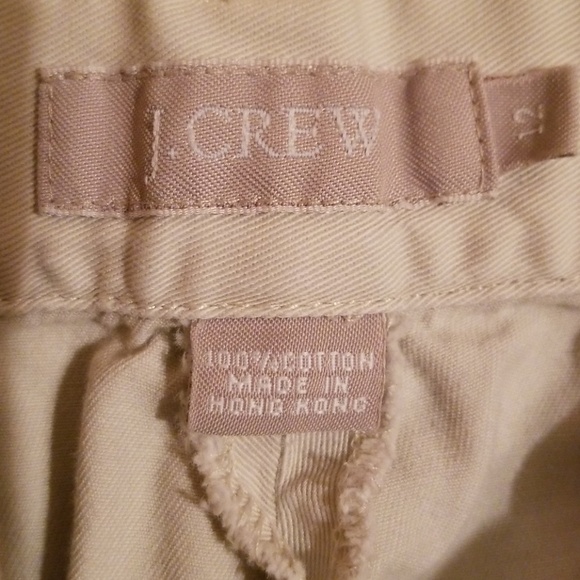 <J. CREW> Cotton Khaki Pants - Size 12 - Picture 4 of 6